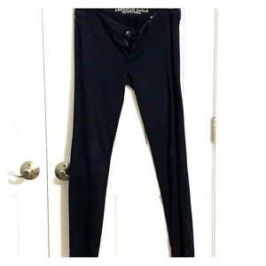 American Eagle Black Knit Jegging